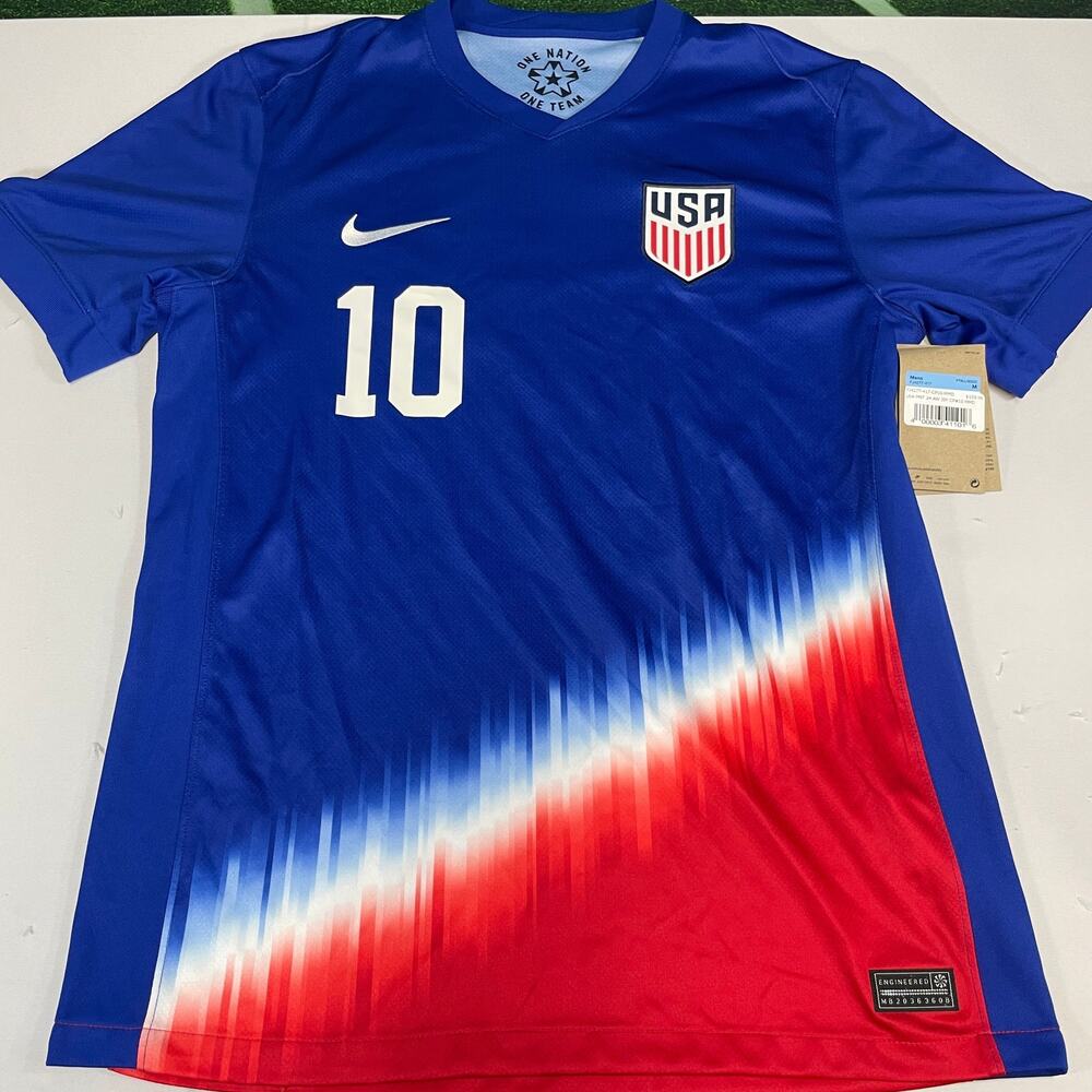 Christian Pulisic Team USA Nike Soccer Jersey Men's Size Medium NWT